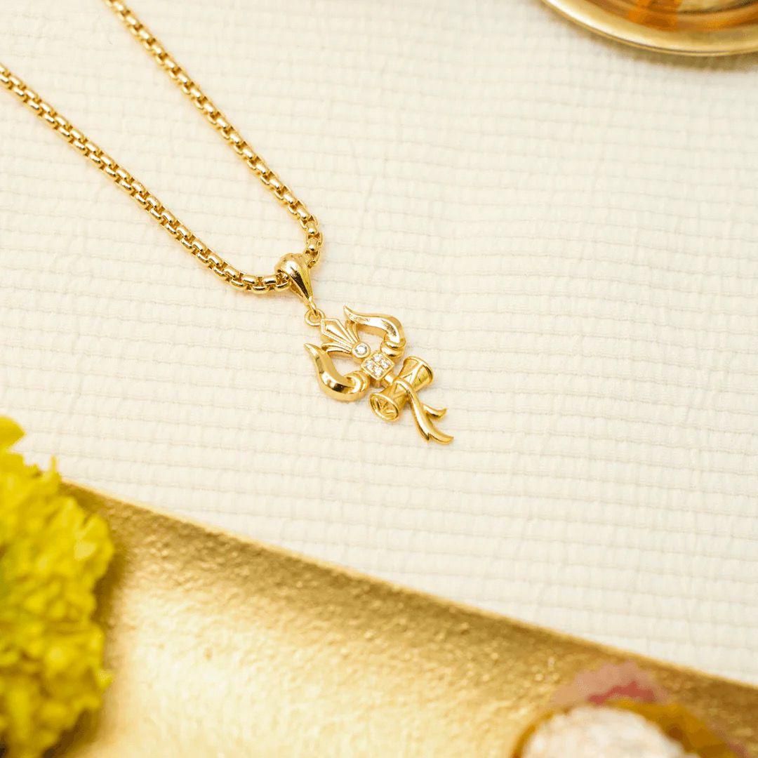 UNBROKEN Trishul Pendant with Chain