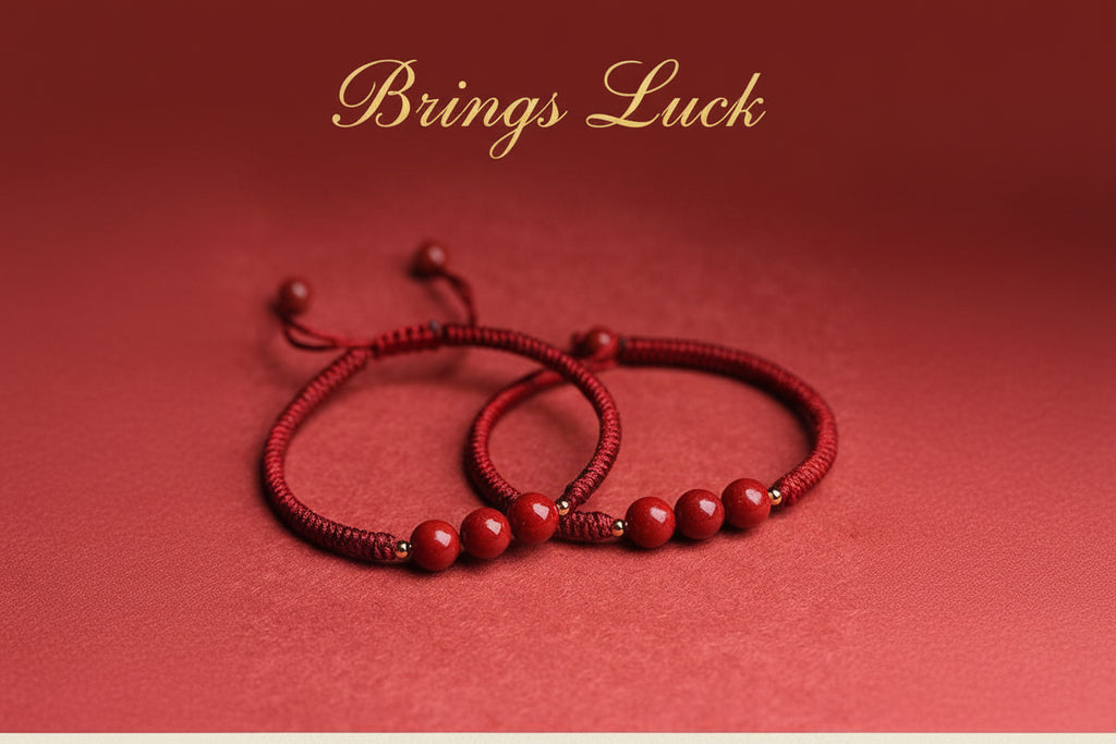 Unbroken Hand-Woven Cinnabar Small Beads Bracelet