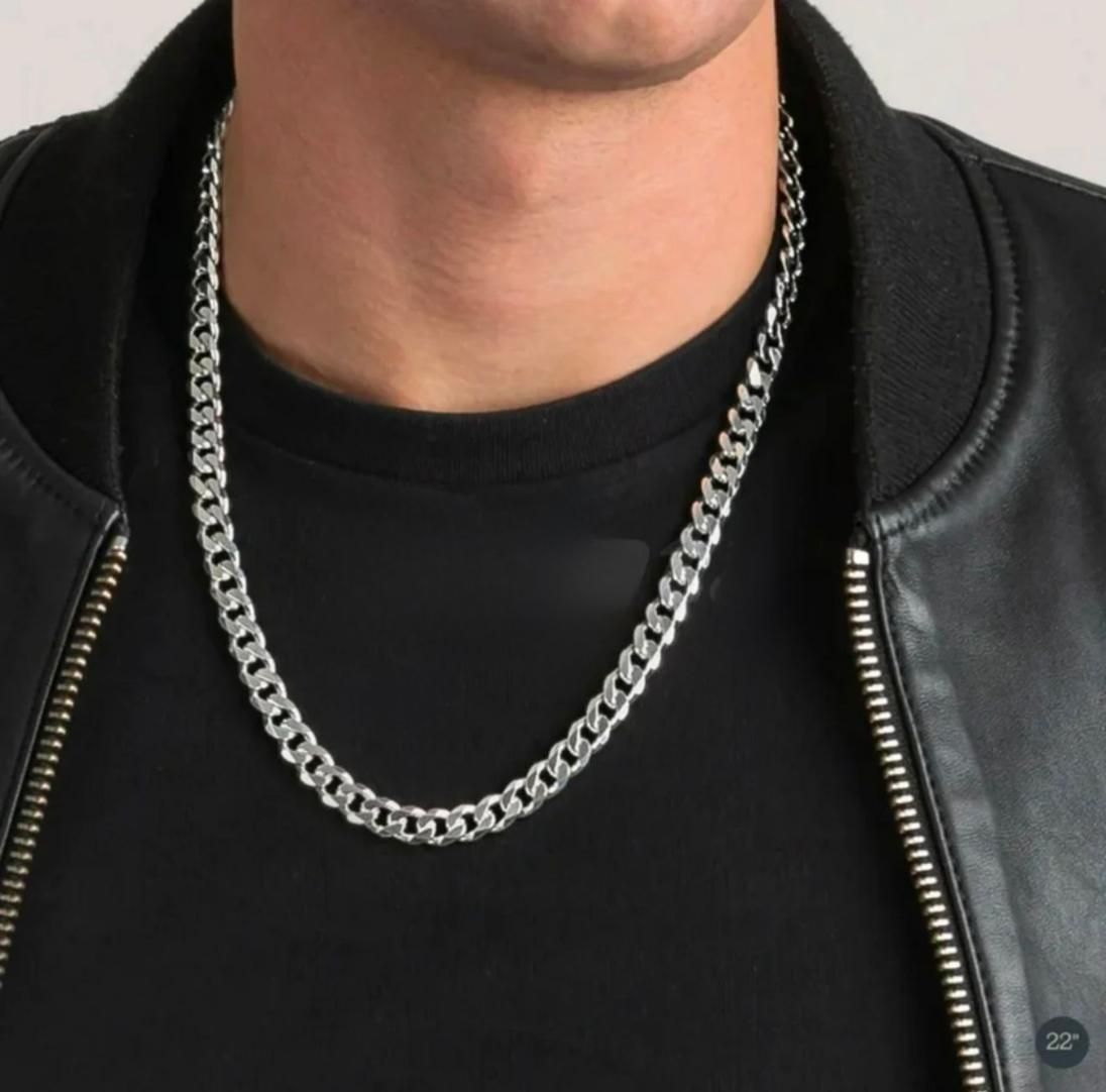 UNBROKEN Cuban White Gold Chain