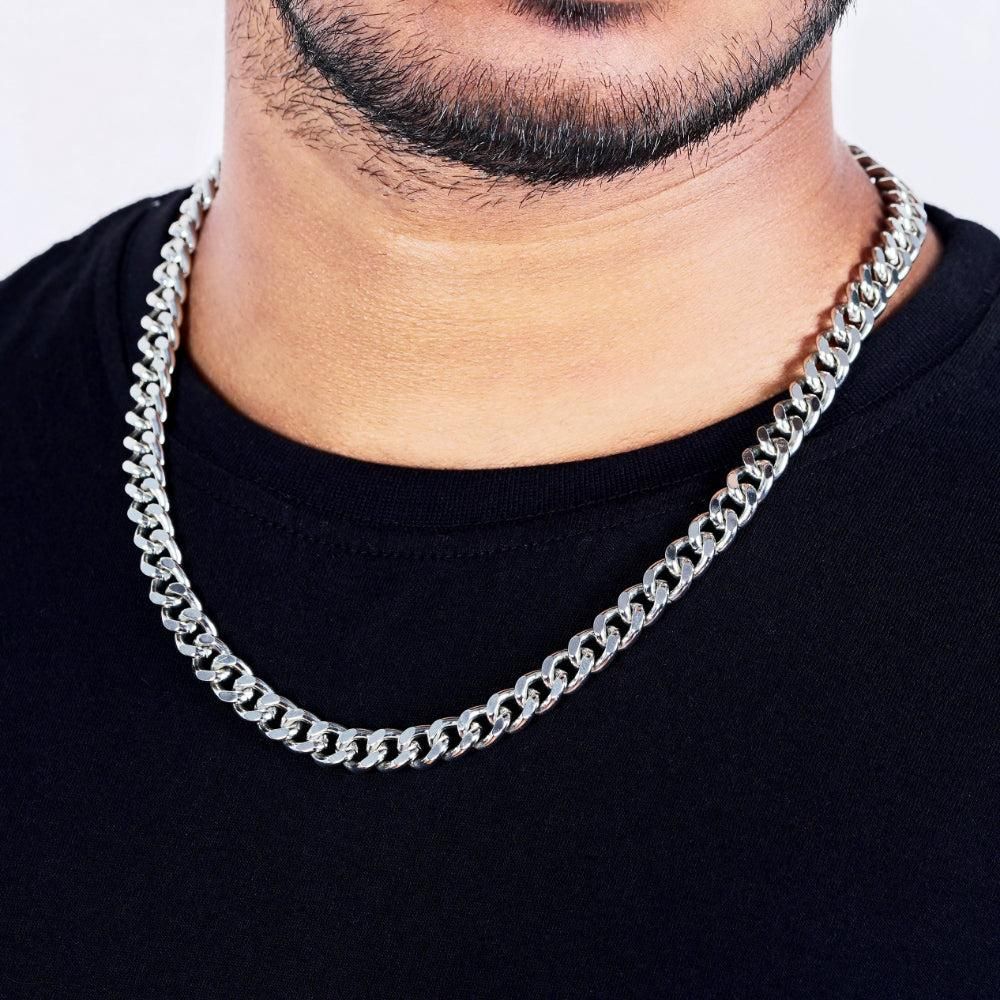 UNBROKEN Cuban White Gold Chain