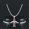 Ram Dhanush Silver Plated Pendant Chain