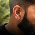 UNBROKEN Shree Ram Silver Earring