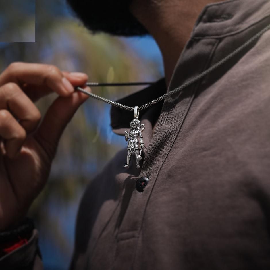 UNBROKEN Lord Hanuman Pendant with Chain