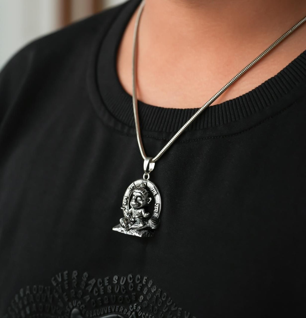 UNBROKEN Lord Bal Hanuman Pendant with Chain