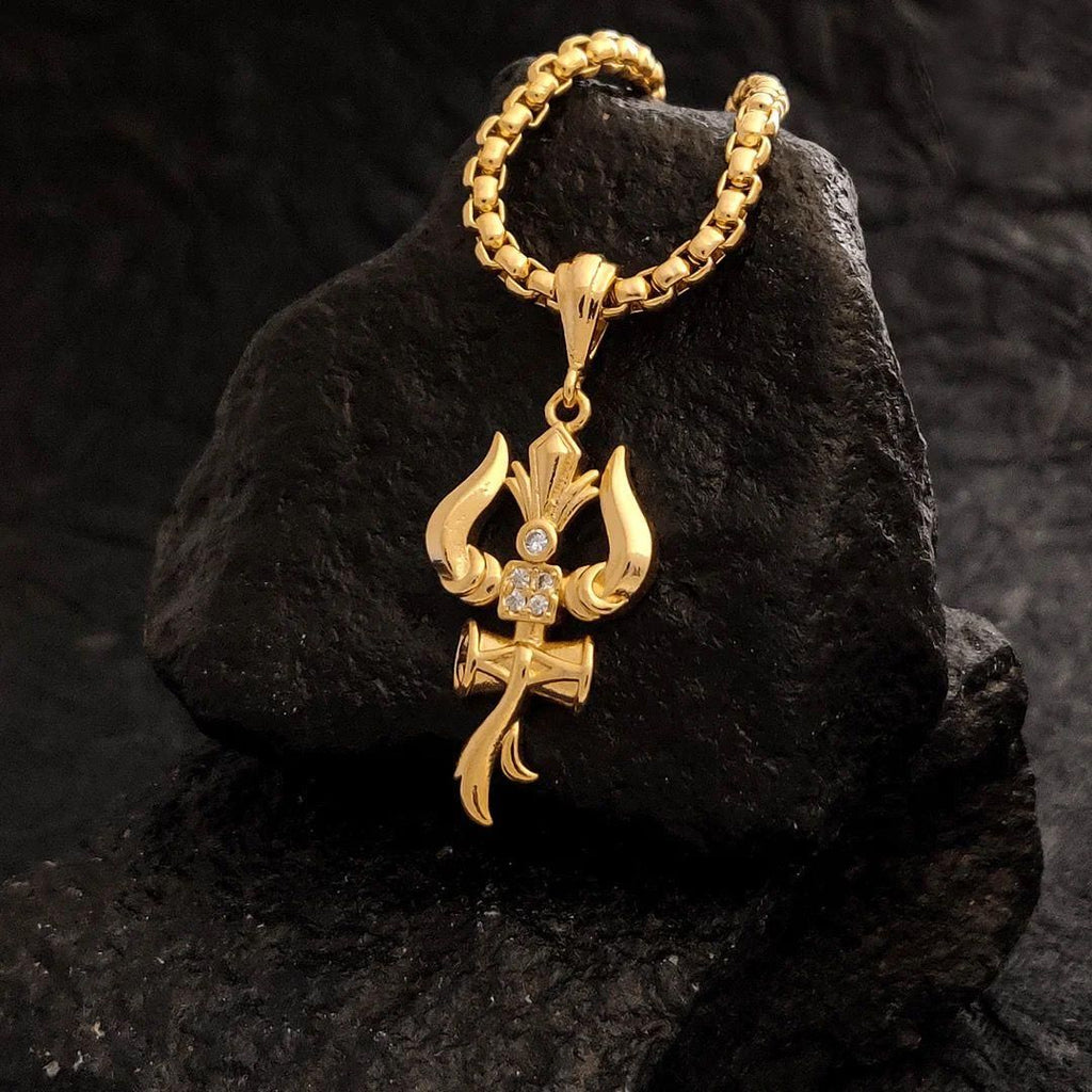 UNBROKEN Trishul Pendant with Chain