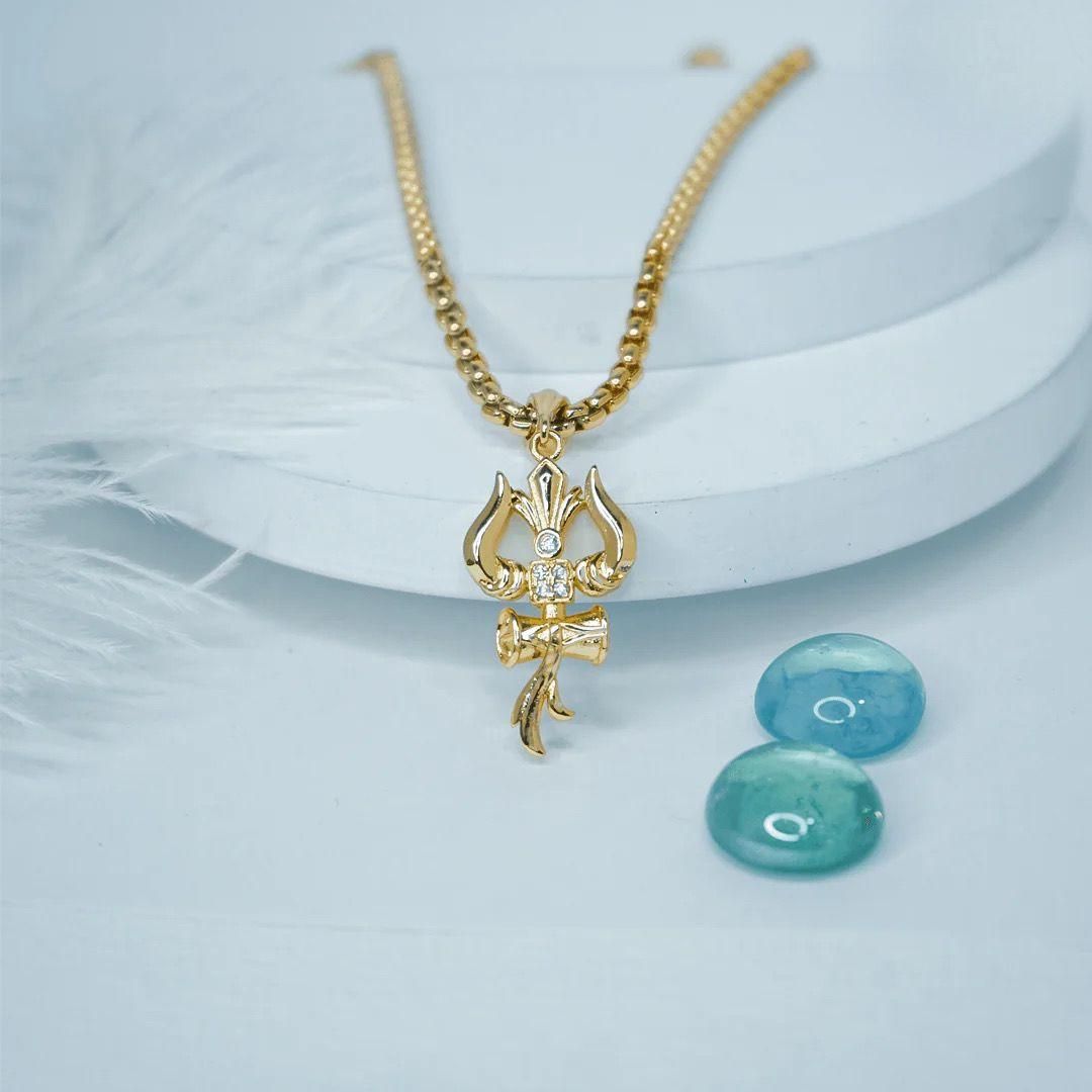 UNBROKEN Trishul Pendant with Chain