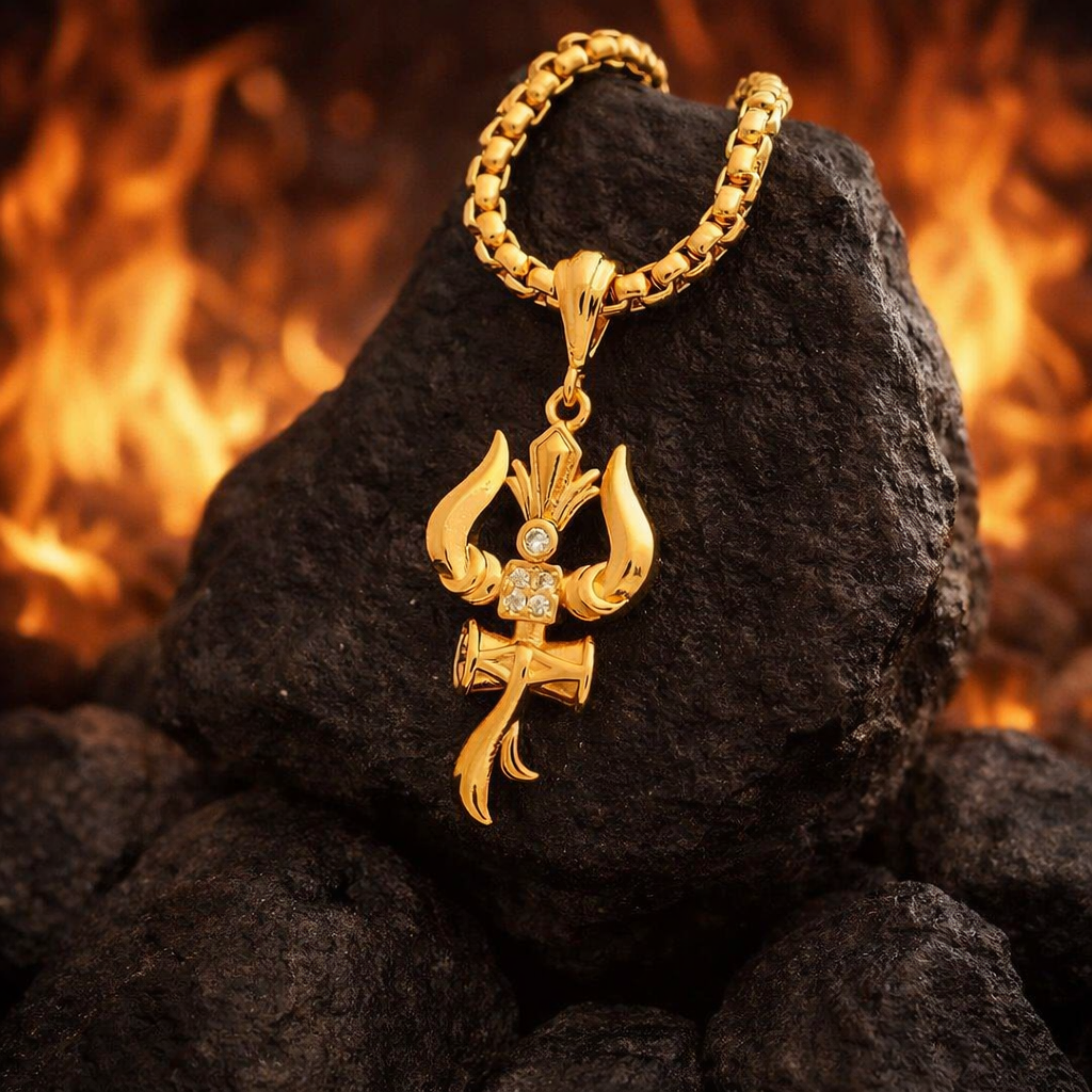 UNBROKEN Trishul Pendant with Chain