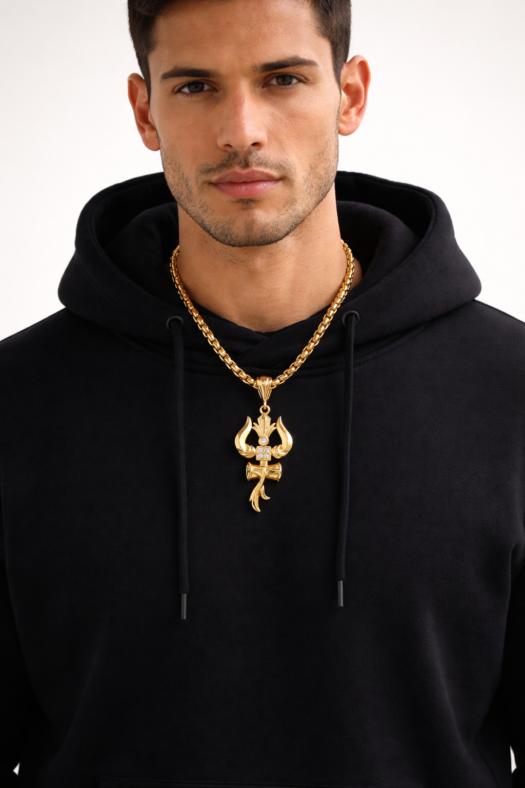 UNBROKEN Trishul Pendant with Chain