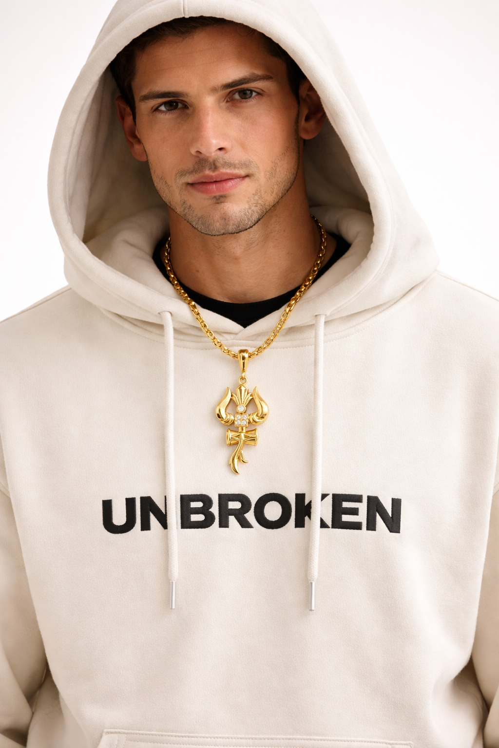 UNBROKEN Trishul Pendant with Chain