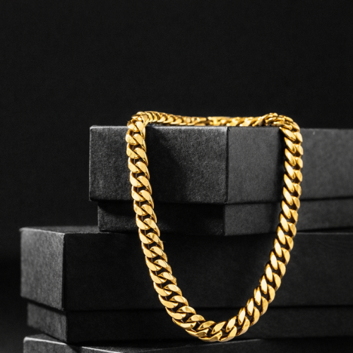 Men's Golden Cuban Chain