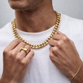 Men's Golden Cuban Chain