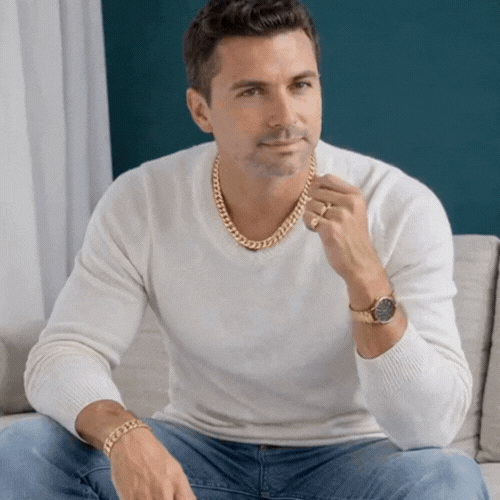 Men's Golden Cuban Chain