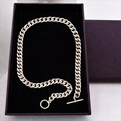 UNBROKEN Cuban White Gold Chain